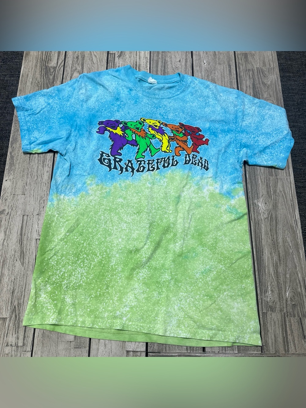 Vintage Y2K Grateful Dead Shirt Medium Dancing Bears Tie Dye Grunge Festival